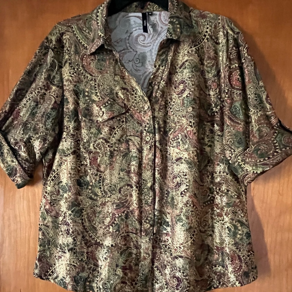 Cathy Paisley Print Shirt